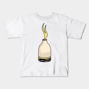 Yellow Air Diffuser Kids T-Shirt